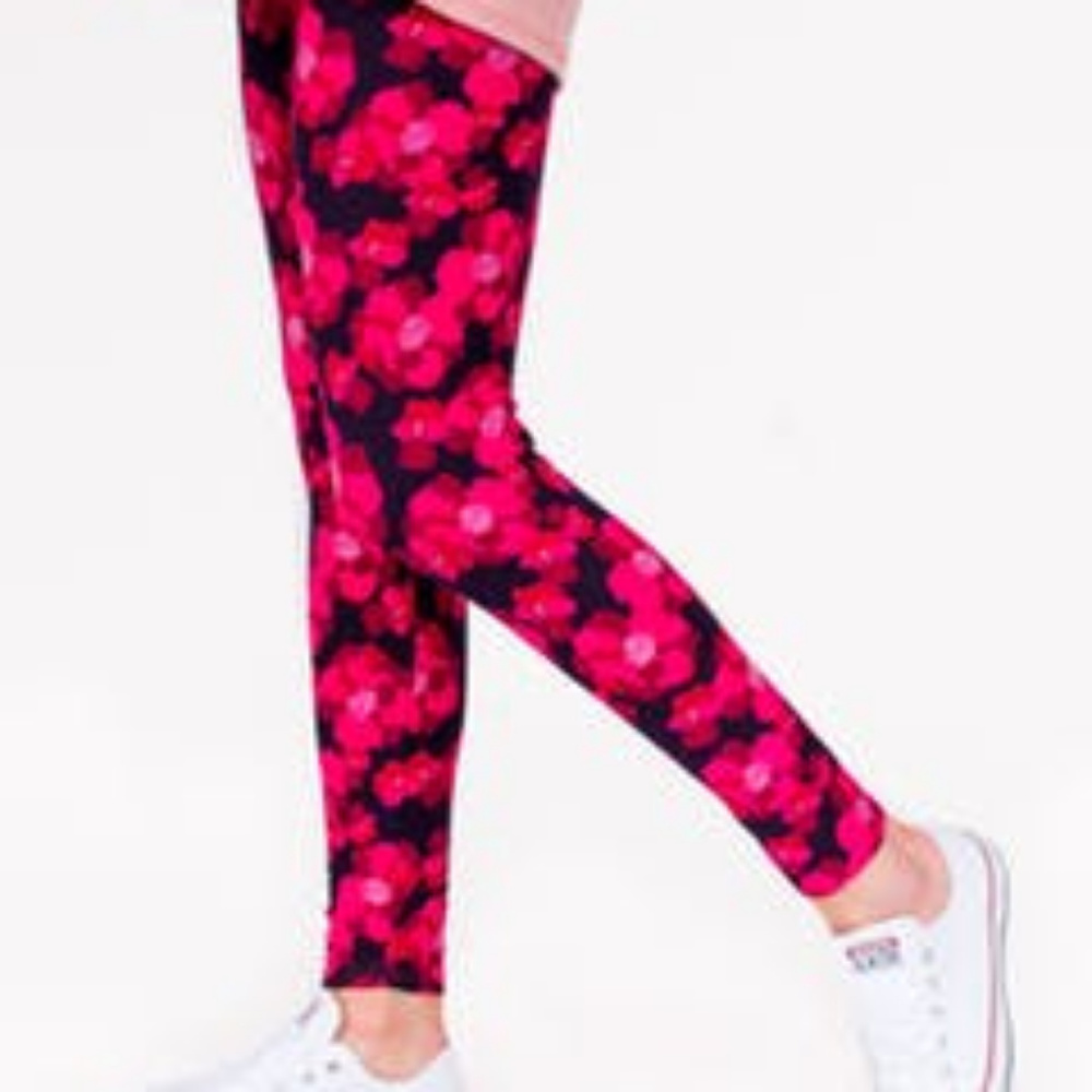 NWT Agnes & Dora Perfect Pops Plum Leggings